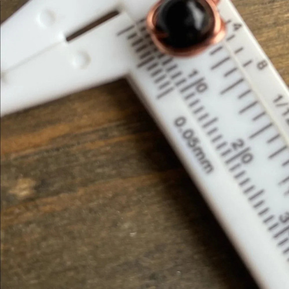 8mm copper wire wrap stud statement earrings/minimalist bohemian - Picture 3 of 7